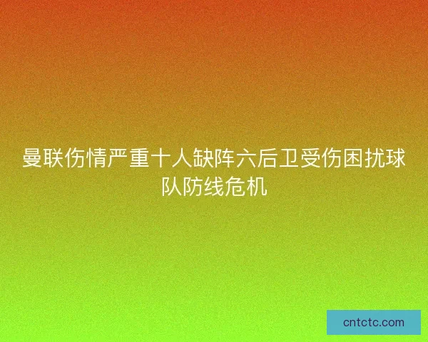 曼联伤情严重十人缺阵六后卫受伤困扰球队防线危机